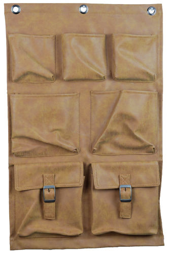 Leder Utensilo - Wandtasche aus Kunstleder