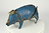 Metallschwein im Vintage Stil 30x15 cm