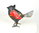 Metall Vögel aus recyceltem Blech 3er Set